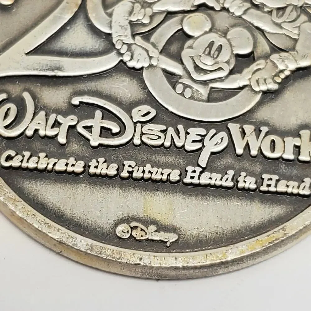 Disney Parks 2000 Celebrate the Future Keychain Vintage